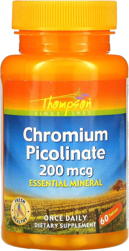 Thompson Chromium Picolinate, 60 δισκία