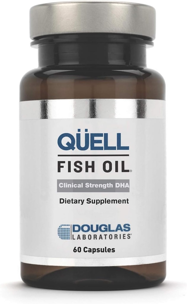 Douglas Laboratories - Quell Fish Oil Clinical Strength DHA - Απαραίτητα Ωμέγα 3 λιπαρά οξέα για την υποστήριξη της καρδιαγγειακής, γνωστικής και γενικής υγείας - 60 Softgels