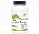 Βόρεια Αμερική Ginseng 200mg ~ 200 κάψουλες - Δεν Πρόσθετα ~ Συμπληρώματα Naturetition