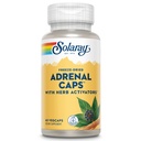SOLARAY Adrenal Caps, Freeze-Dried - Υποστήριξη ευεξίας Adrenal Cocktail με Herb Activators Eleuthero, Gotu Kola, Licorice and Clove - Lab Επαληθευμένο, 60 ημερών εγγύηση - 30 μερίδες, 60 VegCaps