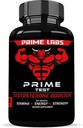 Prime Labs - Ανδρικό Booster τεστοστερόνης - Stamina, Αντοχή, & Δύναμη Booster - 60 Caplets