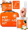 Care Bundle - Κιτ πρώτων βοηθειών και καθαριστικό για τα αυτιά για τα σκυλιά, Βασική υγεία και υγιεινή σετ