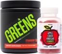 Sculpt Nation by V Shred Greens Strawberry and Apple Cider Vinegar Gummies Bundle