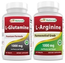 Best Naturals L-Γλουταμίνη 1000mg & L-αργινίνη 1000 mg