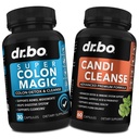 Καθαριστικό του παχέος εντέρου Detox & Candi Καθαρίστε χάπια - 15 ημέρα καθαρισμού του παχέος εντέρου χάπια με Probiotic & Ρίγανο συμπλήρωμα στήριξης Caprylic Acid Complex για το κίνημα του κυνόδοντα, Poop Εντερική Στομάχι Bloating
