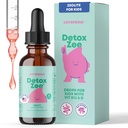 JoyΆνοιξη DetoxZee ζεόλιθος σταγόνες για τα παιδιά – Κλινοπτιλόλιθος με βιταμίνη D3 & Κυανοκοβαλαμίνη Βιταμίνη B12 – Φυσικό Berry Flavor Liquid 
