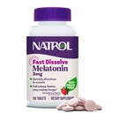 Natrol Fast Dissolve Μελατονίνη 3 mg, Συμπληρώματα Μελατονίνης για Αναπαύσιμο Ύπνο, Υποστήριξη Ύπνου για Ενήλικες, 150 φράουλα-Flavored Tablets, Μέχρι 150 Ημέρα προσφοράς