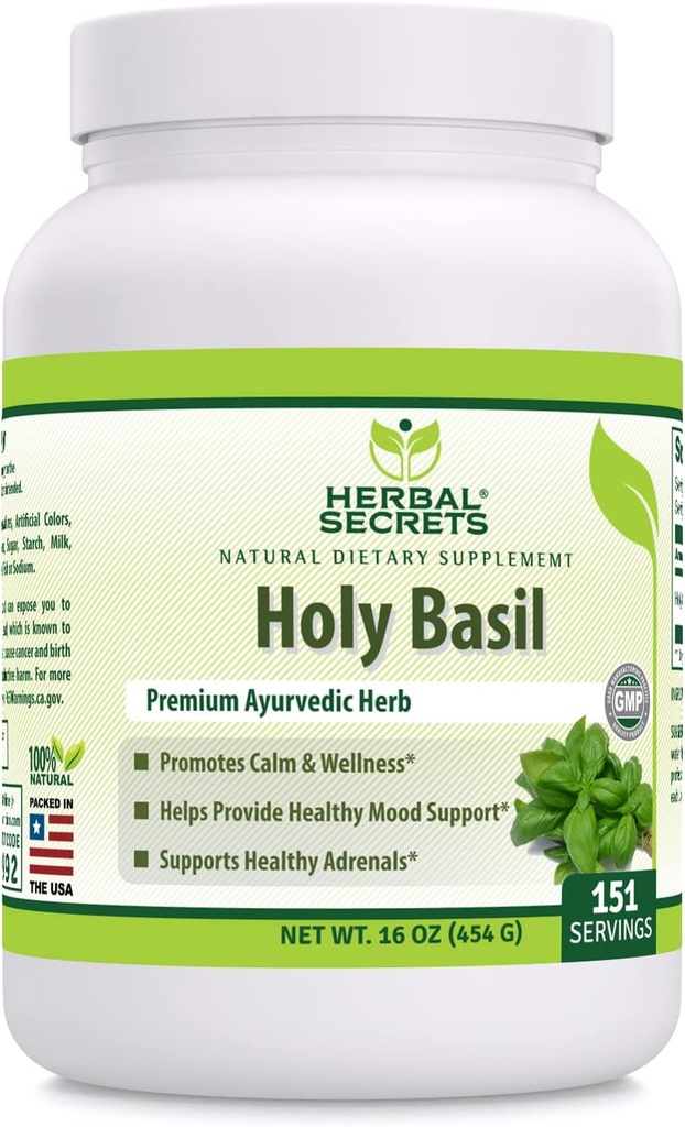 Φυτικά Μυστικά Holy Basil Powder Supplement 
