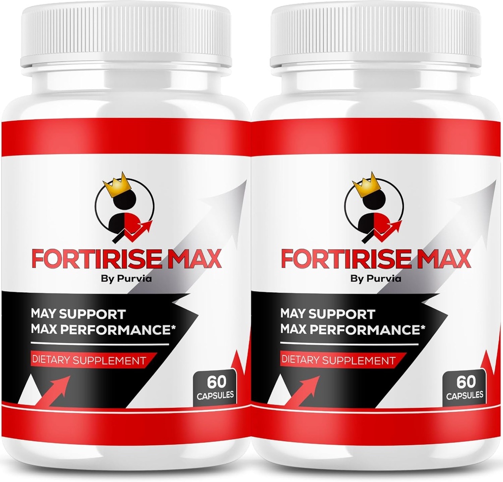 (2 Pack) Fortirise Max - Fortirise Max χάπια μέγιστης αντοχής Φόρμουλα, Fortirise Max Wellness Υποστήριξη συμπλήρωμα βιταμίνης αναθεώρηση, Fortirise κάψουλες, Fortirise Ultra Advanced (120 κάψουλες)