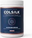 SRILabs ColSilk Unflavred Hydrolyzed Collagen Powder with Colostrum and Polypodium - Δέρμα, Μαλλιά, Καρφάκια, Υγεία και Κοινή Υποστήριξη - One Scoop Daily 