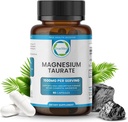 Natural Magnesium Taurate Supplement 1500 mg με 90 κάψουλες - 30 ημέρες προσφοράς για την υποστήριξη του ύπνου, την υγεία της καρδιάς, την χαλάρωση, την ισορροπία αρτηριακής πίεσης, και την ενίσχυση της ενέργειας