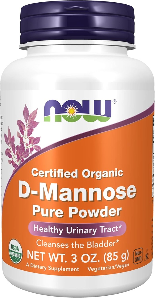 Τώρα τρόφιμα, D-Mannose καθαρή σκόνη, 3 oz (85 g)