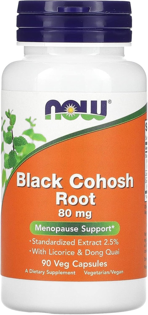 NOW Τρόφιμα Μαύρο Cohosh 80 mg