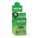Amazing Grass Super Greens Powder Stick Packs, Organic, Greens Superfood Powder, Supports Digestion, Probiotics, Spirulina, Beet Root, Original, 15 Servings, 4.2 Ounce (Packaging May Vary)