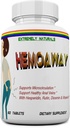 HEMOAWAY Φυσικές αιμορροΐδες Βιταμίνες. Piles & Anal Fissure Relief. 60 Tabletισκία