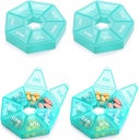 Weekly Pill Organizer Large 7 Day Pill Box Organizer Daily Medicine Case for Vitamin Fish Oil Pills Supplements Arthritis Friendly