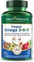 Προϊόντα καθαρότητας Ωμέγα 3-6-9 Vegan and Vegetarian Formula - “5 in 1” Essential Faty Acid Complex - Scientifically Formulated Plant-based Omega 3 6 9 Essential Faty Acids (EFA) - from (60)