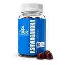 Ashwagandha Gummies Mixed Berry KSM-66, Lion's Mane, Vitamin-D, Non-GMO, Gluten-free, Gelatin Free & Kosher (60 Count (Pack of 1))