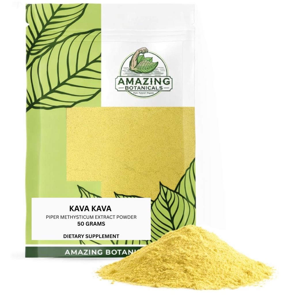 Premium Kava 70% Extract - High Potency Relaxation and Stress Relief Supplement - Φυσικό Booster Mood, ηρεμία και ύπνος (50 γραμμάρια)