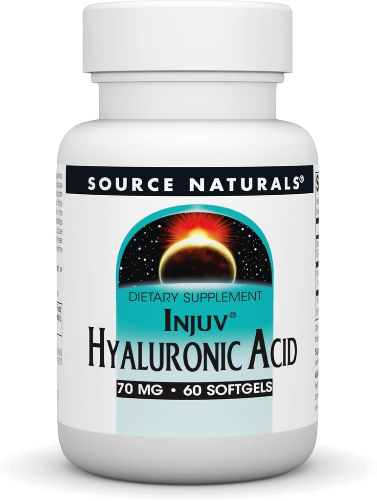 Source Naturals Hyaluronic Acid Injuv 70mg - 60 Softgels