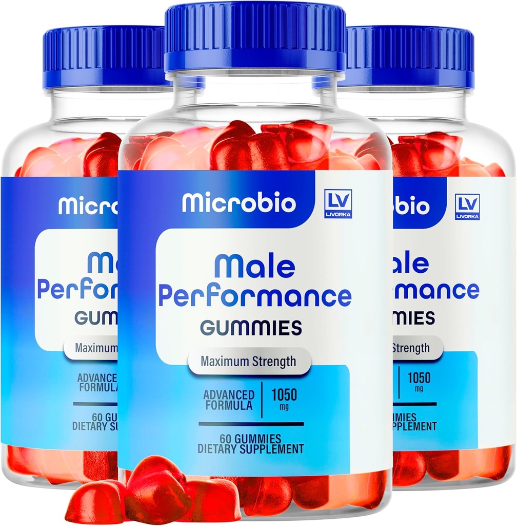LIVORKA (3 Pack) Microbio ME Gummies, Microbio ME Gummies for Men, Microbio ME Gummy, Microbio ME Gumm, Microbio ME Gummies - All Natural Support Supplement Gummies, 180 Gummies for 3 Months.