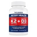 Weider Artery Health Supplement, Βιταμίνη K2 (180mcg) & Βιταμίνη D3 (5000iu), 90 Κάψουλες Veggie