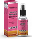 Liposomal Vitamin B12 Spray | 60 Servings | 2 Month Supply |1 fl oz | Non-GMO | No Added sugars | Gluten Free | Travel Friendly | Supports Energy, Nerve Health and Brain Function