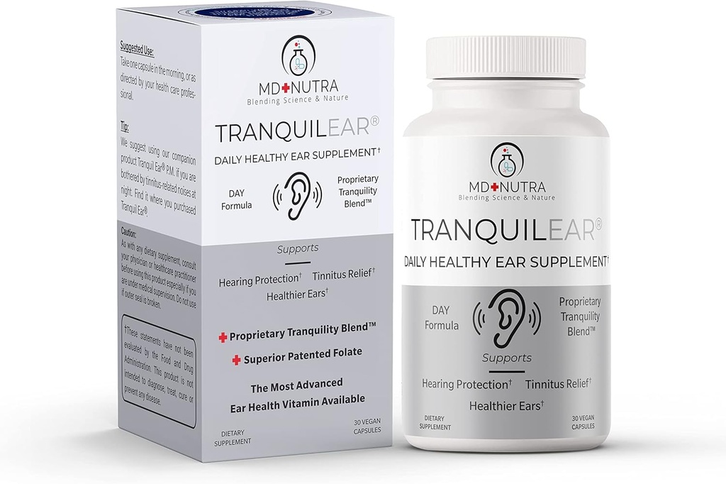 Tranquil Ear Ear Health & Εμβοές Συμπλήρωμα ανακούφισης 