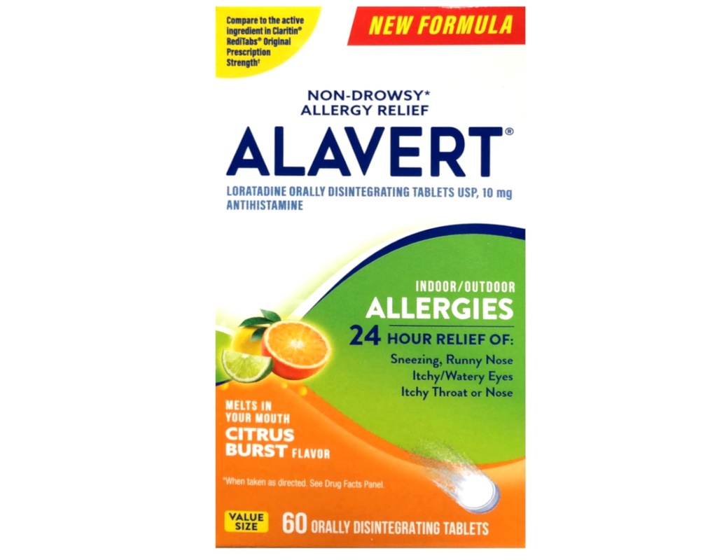 Alavert 24 Hour Orally Disintegrating Tablets Citrus Burst 60 Tablets