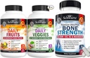 Triple Strength Omega 3 Fish Oil Softgels (1 Μήνας Προμήθεια) Plus Glucosamine Chondroitin MSM Triple Strength Joint Supplement Υποστήριξης (1 Μήνας Προμήθεια)