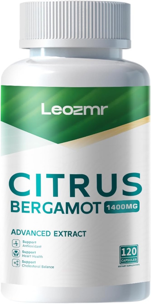 Βιολογικά Εσπεριδοειδή Bergamot 1400mg, 120 κάψουλες - 25:1 Εσπεριδοειδή Bergamia - Αιθέριο Έλαιο και Εσπεριδοειδή Βιοφλαβονοειδή - Φυσικά συμπληρώματα υγείας καρδιάς για γυναίκες και άνδρες - Μη ΓΤΟ χάπια