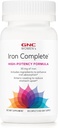 GNC Γυναικεία Iron Complete Multivitamin, Ενισχύει την ικανότητα να απορροφά σίδηρο, 60 Caplets