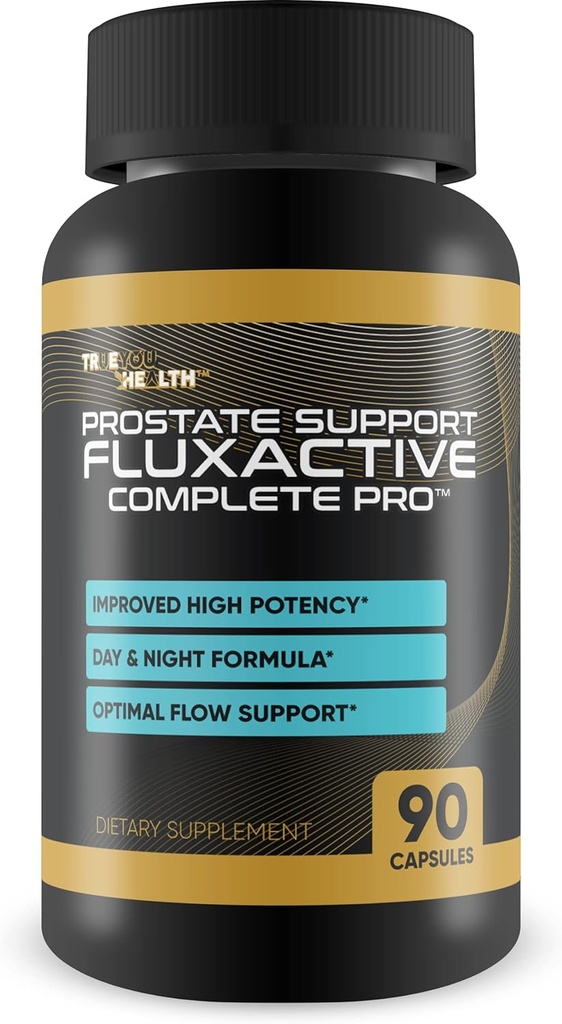 Υποστήριξη Prostate Fluxactive Complete Pro - Premium Φόρμουλα Prostate με Panax Ginseng – Προώθηση T Prostate Health for Men’s Health & Wellness - Aid Blood Flow & Stamina - Συμπληρώματα Prostate για άνδρες
