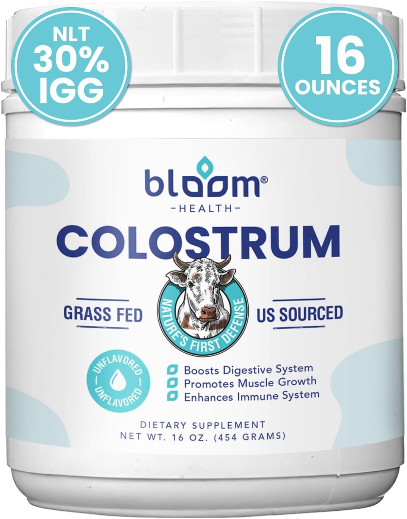 Grass Fed Colostrum Powder – Εγγυημένα 30% IgG 
