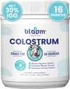 Grass Fed Colostrum Powder – Guaranteed 30% IgG | Promotes Digestive System, Muscle Health, and Enhance Immune system | Unflavored, Non-GMO and Gluten Free | 16 OZ 454 gm Sourced from USA