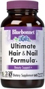 Bluebonnet Nutrition Ultimate Hair and Nail Formula, Vitamins*, Minerals*, Specialty Nutrients for Beauty Within*, Gluten-Free, Kosher-Certified, Dairy-Free, Vegan, 60 Vegetable Capsules, 20 Servings