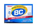 BC Pain Relief Sticks σκόνης, 50 Sticks ανά συσκευασία (3 συσκευασίες)