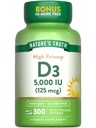 Nature's Truth Vitamin D3 5000 IU (125 mcg) 
