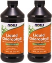 Τώρα τρόφιμα Χλωροφύλλη & Μέντα, 16 OZ LIQUID (πακέτο του 2)
