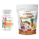 BariatricPal 30-Day Bariatric Vitamin Bundle (Πολυβιταμίνη 1 ανά ημέρα! με 45mg σιδήρου Μασώμενα - Πορτοκαλί Εσπεριδοειδή και ασβέστιο Κιτρικό Μαλακό Μασά 500mg με Προβιοτικά - Piña Colada)