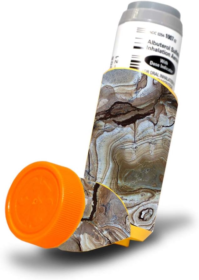 MightySkins Skin for Proventil HFA Asthma Inhaler - Crystal Rock 