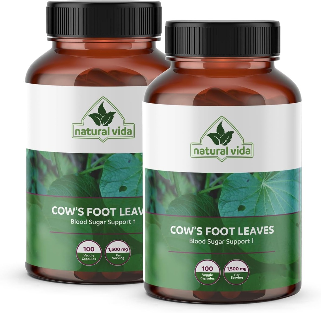 Cow's Foot (Pata de Vaca) 1,500mg - 200 Veggie Capsules - Herbal Supplement Cows Foot