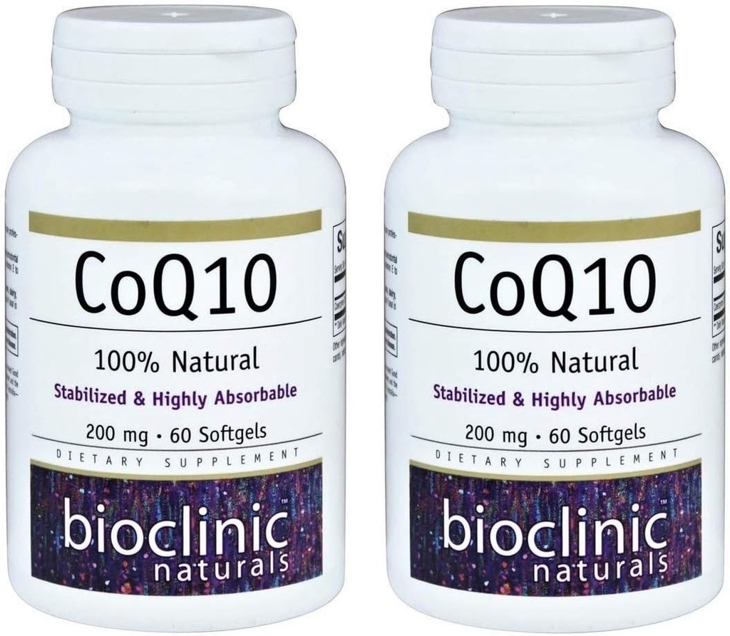 CoQ10 200mg 60 Softgels (συσκευασία των 2)