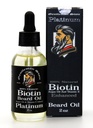 Platinum Beard Oil για τους άνδρες – Φυσική Βιοτίνη Ενισχυμένη Γενεατρική ανάπτυξη Oil - Argan & Βιταμίνη E – Μαλακώνει και ελέγχει – Γενεαλογικό αυξητικό Oil για τους άνδρες - Spiced Vanilla Scent (2oz – Pack of 1)