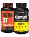 Jacked Factory Fat Burner με Yohimbine - Θερμογόνα συμπληρώματα για άνδρες και γυναίκες - Burn-XT Θερμογόνος καύση λίπους & Yohimbine Επιπλέον συμπλήρωμα δύναμης 2.5mg, 270 κάψουλες