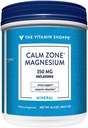 Η Βιταμίνη Shoppe Calm Zone Magnesium Mineral Powder, 325mg - Μη αρωματισμένη, Relaxation Drink for Musles, Digestive & Bone Support – Φυσικό άρωμα για ηρεμία και κανονικότητα (16 Ουγγιά σκόνη)