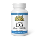 Natural Factors, Vitamin D3 5000 IU (125 mcg), Supports Strong Bones, Muscles and Immune Function, 360 Softgels