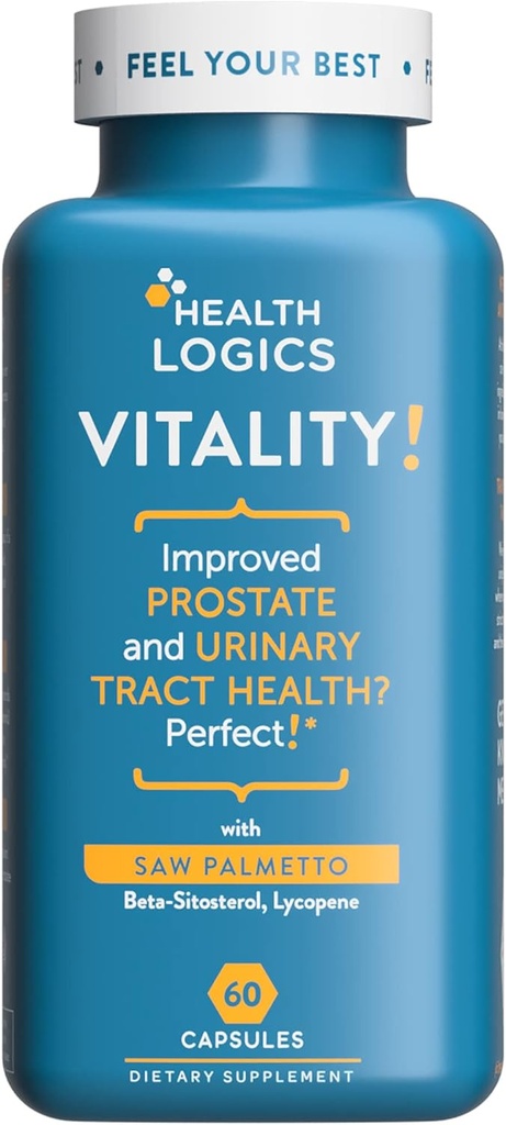 Υγεία Λογική Ζωτικότητα! Prostate Health Formula-με Saw Palmetto, Phytosterols, Lycope, κολοκύθα, Stinging Nattle-Supports Prostate και ούρα Υγεία