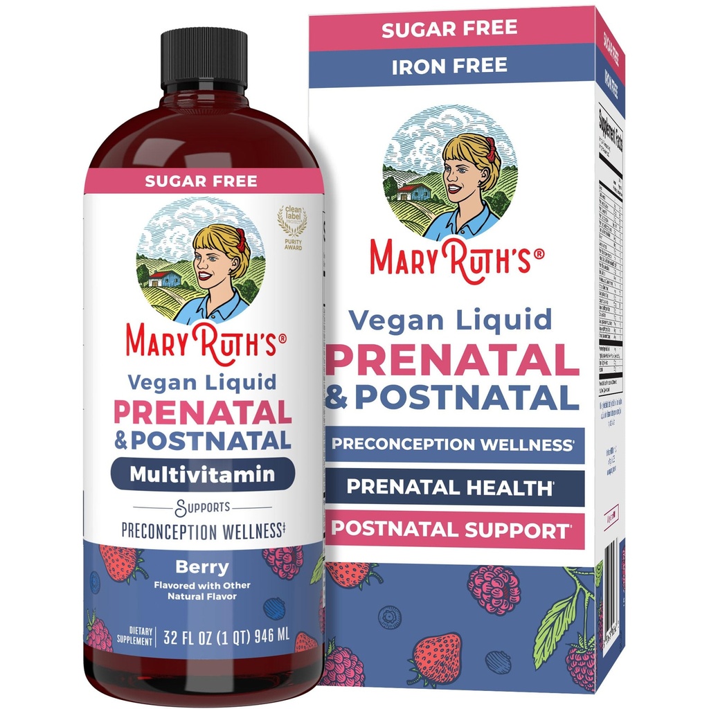MaryRuth Organics Μεταγεννητικές & Προγεννητικές Βιταμίνες για γυναίκες 