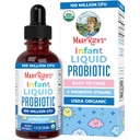 MaryRuth's Organic Infant Liquid Probiotic for Ages 6-12 Months | 100 Million CFU | 5 Probiotic Strains | Probiotics for Infants | Proprietary Probiotic Blend | USDA Organic | Vegan | Unflavored |1 oz